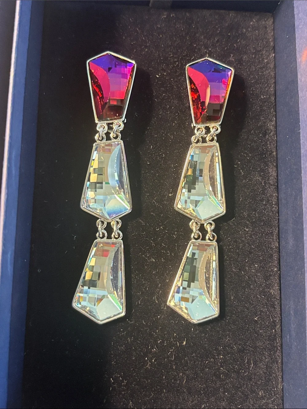 Amazing Vintage Authentic Swarovski Statement necklace and earrings.